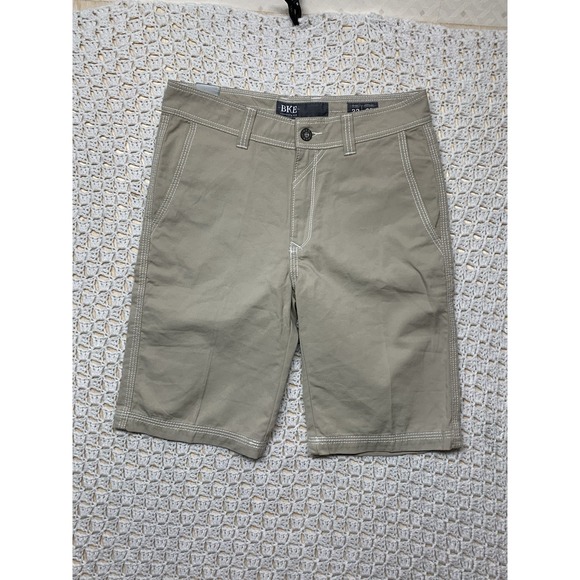 BKE Buckle Cargo Shorts Mens 32 Khaki Beige Standard Fit Durant NWT - Picture 1 of 12